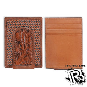 MONEY CLIP MAGNETIC WALLET | FRONT POCKET 3 SLOTS , OPEN SIDE