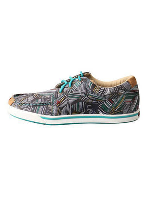 TWSTED X Women’s Hooey Loper Grey/Multi WHYC003