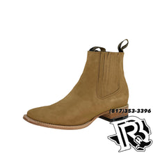 Load image into Gallery viewer, ROUGH OUT BOOTS | PALOMINO COLOR