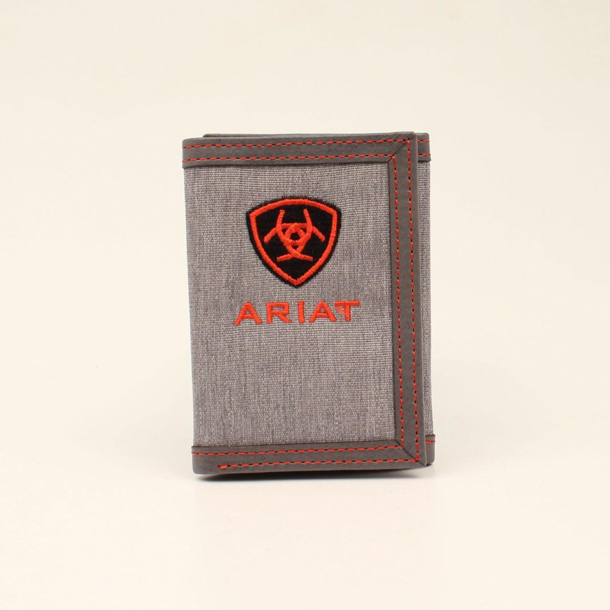 ARIAT TRIFOLD CENTER LARGE COTTON RED