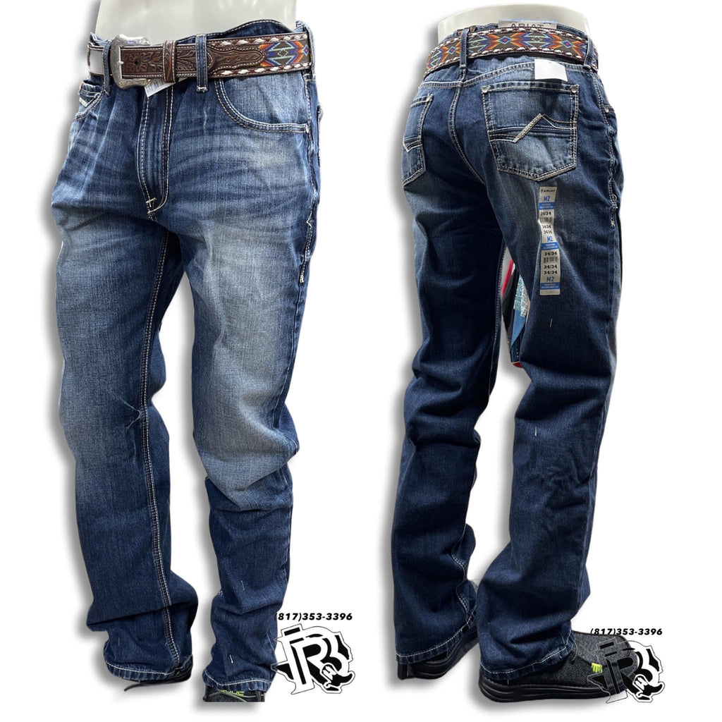 ARIAT JEANS BOOTCUT | M2 DARK BLUE WITH STONE WASH MEN JEANS (10021850)