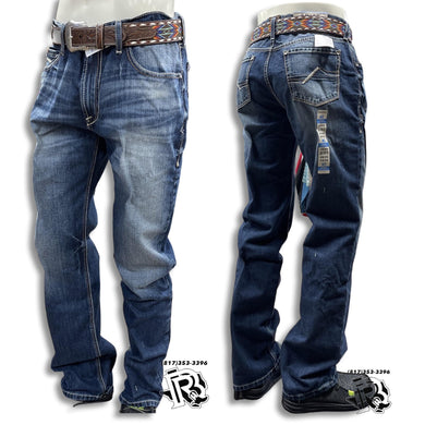 ARIAT JEANS BOOTCUT | M2 DARK BLUE WITH STONE WASH MEN JEANS (10021850)