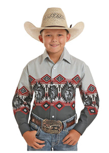 BOYS PANHANDLE LONG SLEEVE SHIRT C0S5050