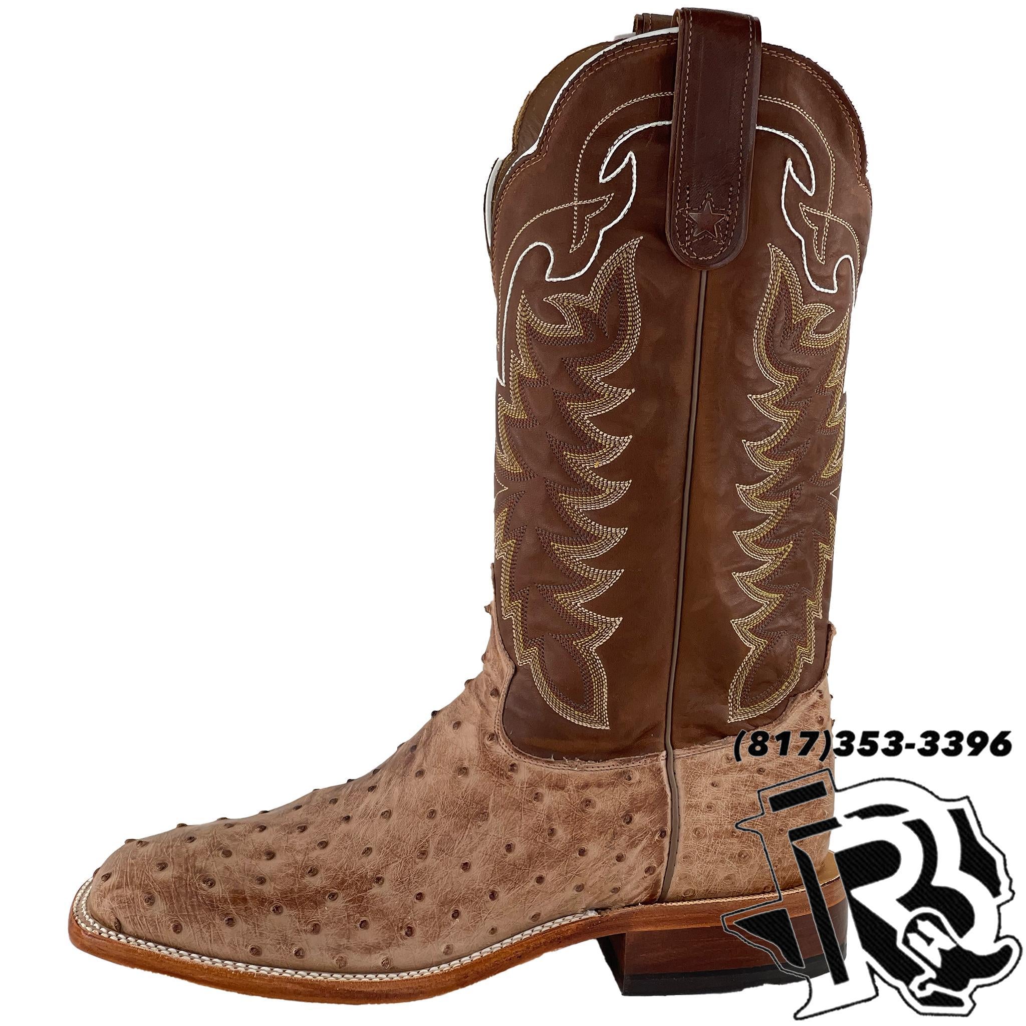 OSTRICH ORIGNAL | TONY LAMA MEN BOOTS HAYS FULL QUILL