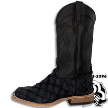 Load image into Gallery viewer, FIS-H BOOTS | ANDERSON BEAN SQUARE TOE MEN WESTERN BOOTS MATTE BLACK STYLE :