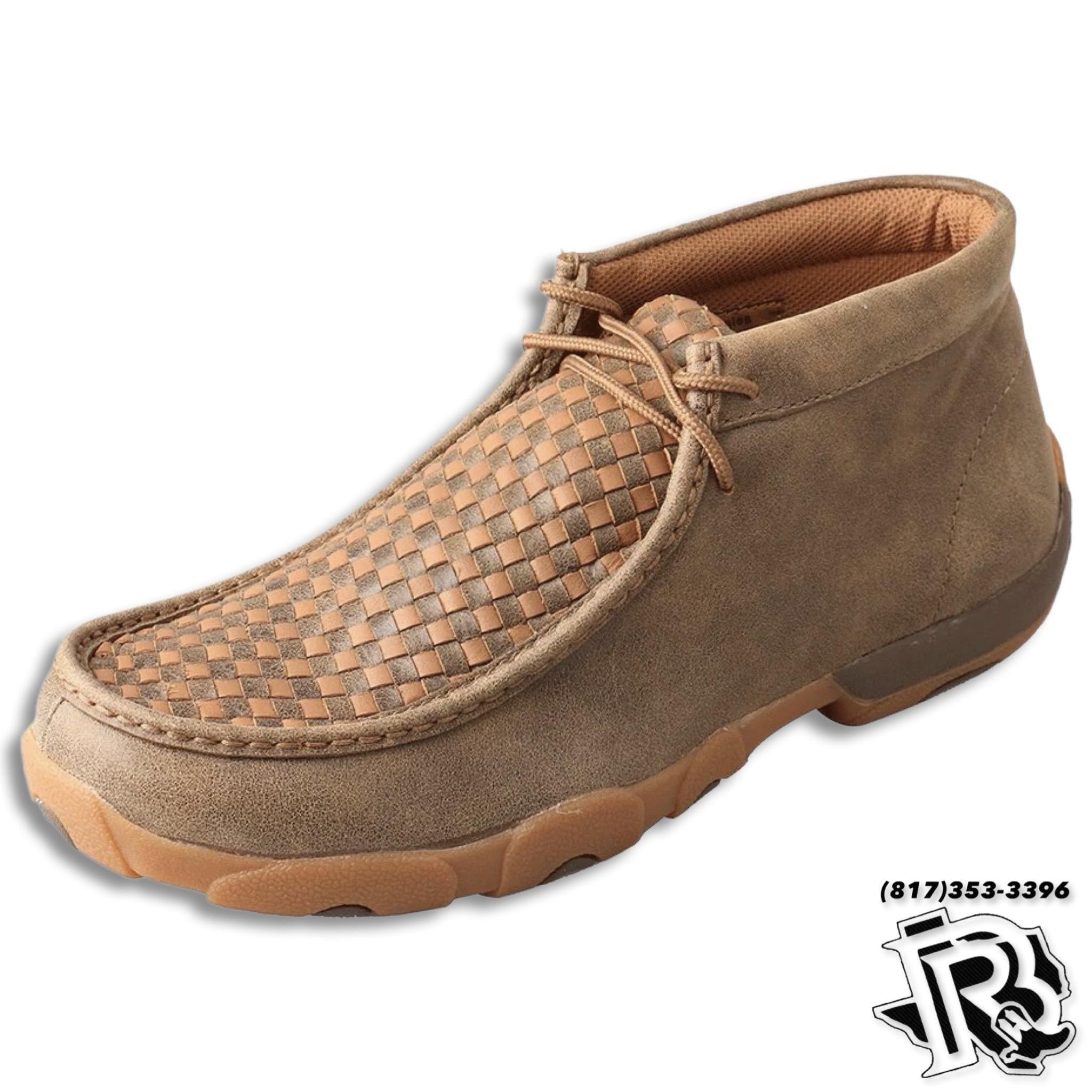 TWISTED X | Men’s Chukka Driving Moc BASKET WEAVED BROWN (MDM0033)
