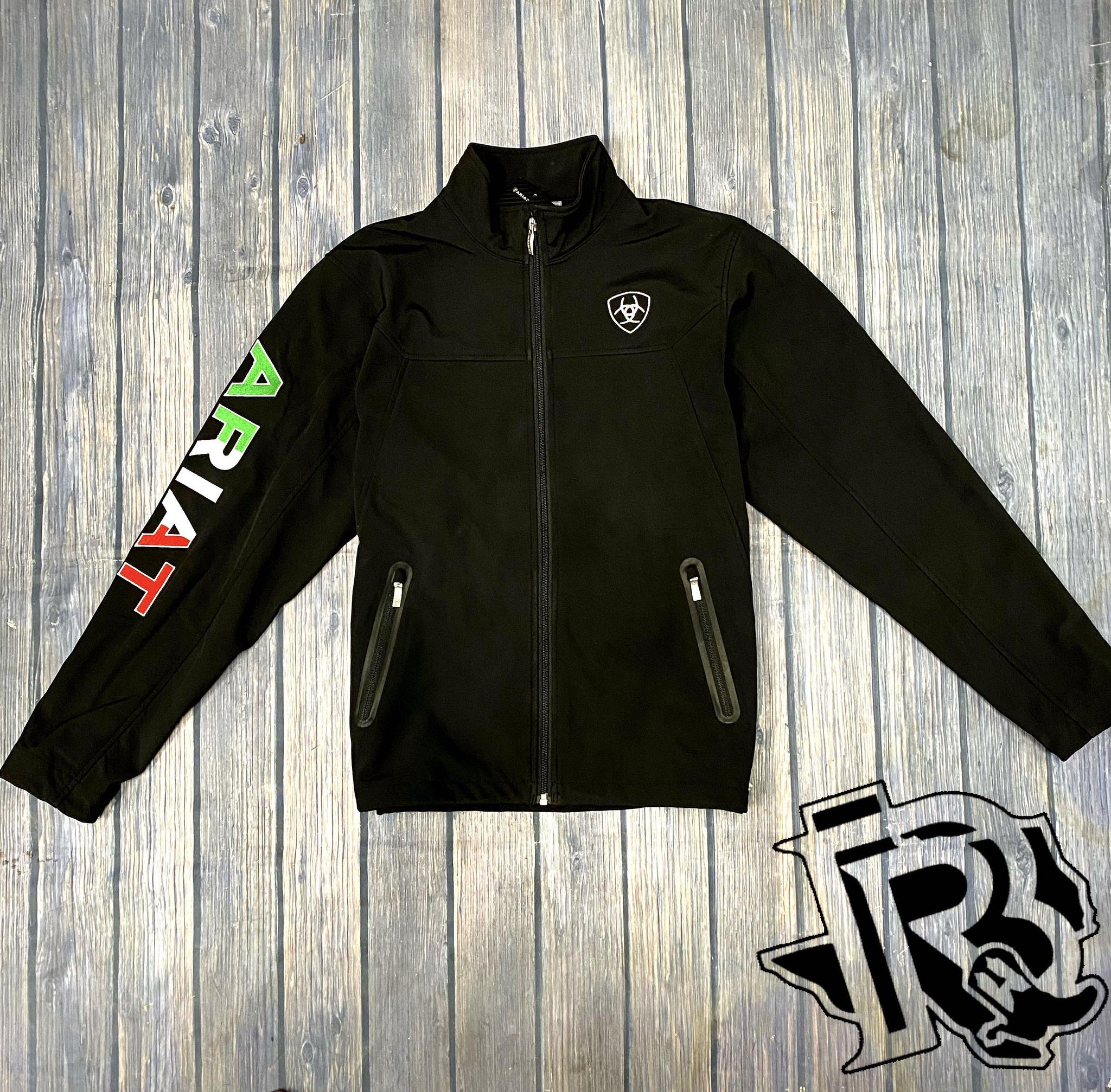 Ariat New Team Softshell Mexico Jacket Black- Kids