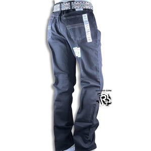 “ Sergio “ STRAIGHT LEG | MEN'S CINCH JEANS SILVER LABEL BLACK MB98034012 SILVER LABEL