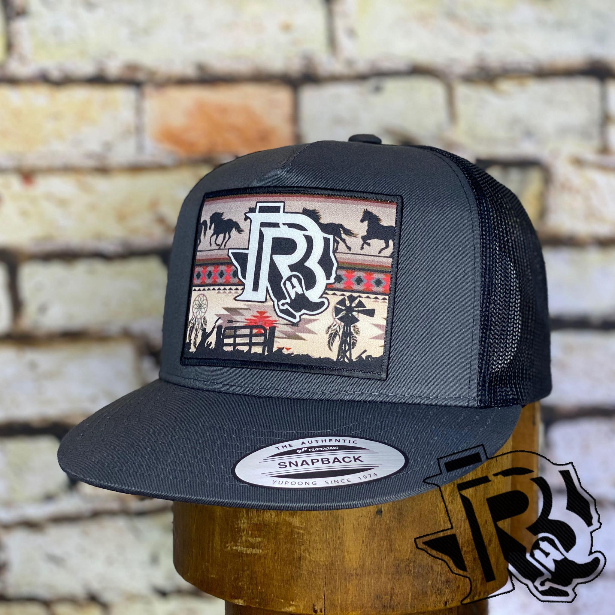 BR WILD WEST CHARCOAL CAP