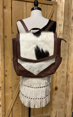 LINA BACKPACK COW PRINT
