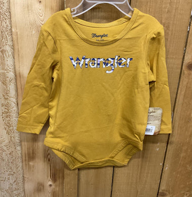 BABY LONG SLEEVE BODYSUIT YELLOW WRANGLER | 112317704