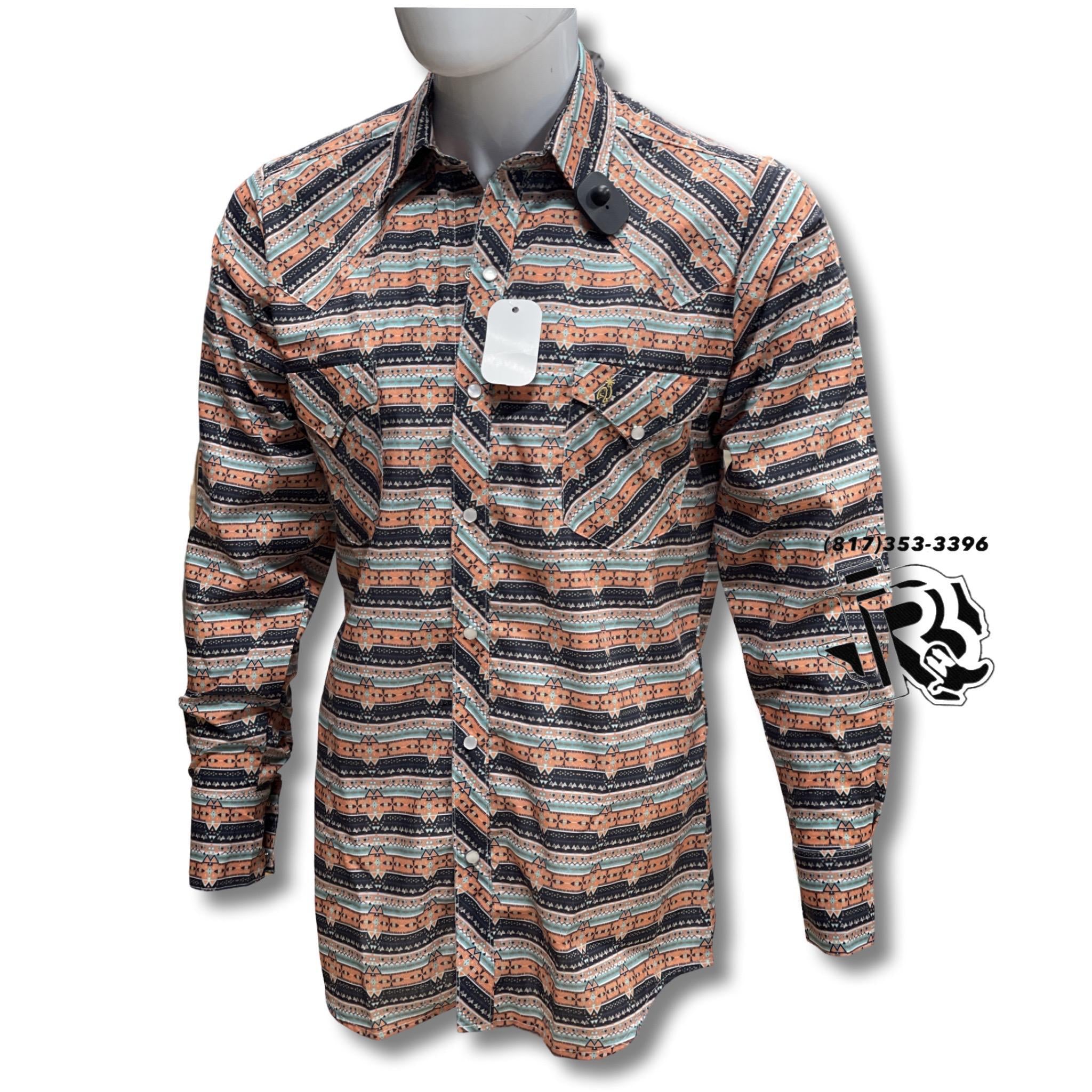 “ ANDREW “ | MEN WESTERN SHIRT AZTEC SNAP BUTTON