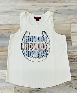 Womens howdy tank natural panhandle | RRWT20R16H