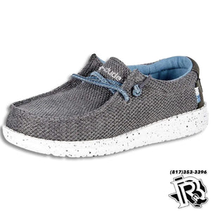 HEY DUDES | Youth Kids Shoes Wally Sox Sharkskin 130133217