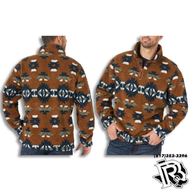 BROWN AZTEC | WRANGLER SWEATER (MZ3106E)