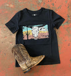 Boys RR graphic tee black rock & roll| RRBT21R12H
