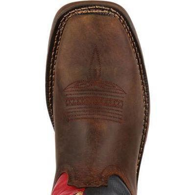 DURANGO STEEL TOE | TEXAS FLAG MEN WESTERN WORK BOOTS  DB021