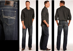 Panhandle Slim Dark Straight Jeans M0S4418