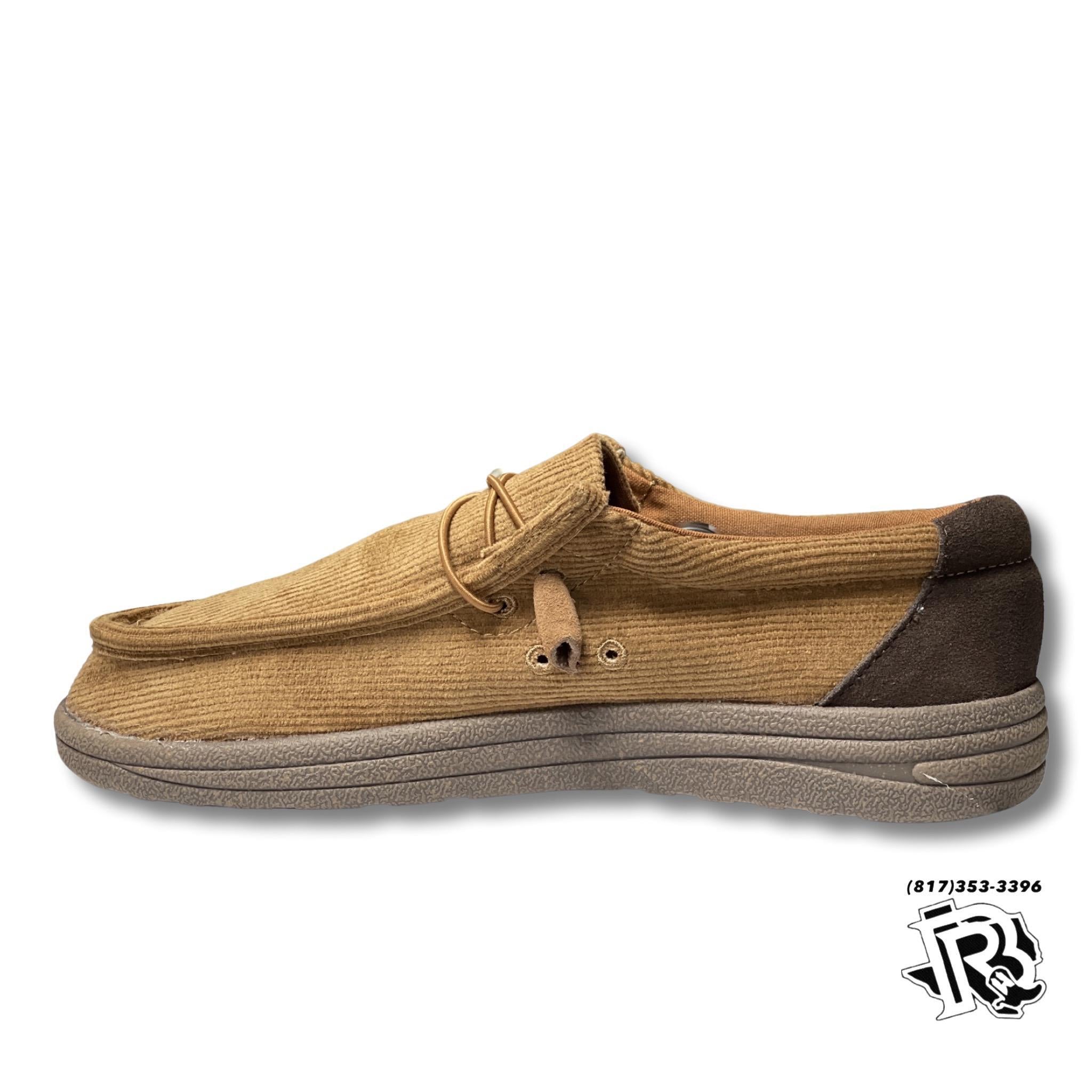 “ PAUL “ | Chestnut Corduroy Men Casual Canvas Shoes EM2035