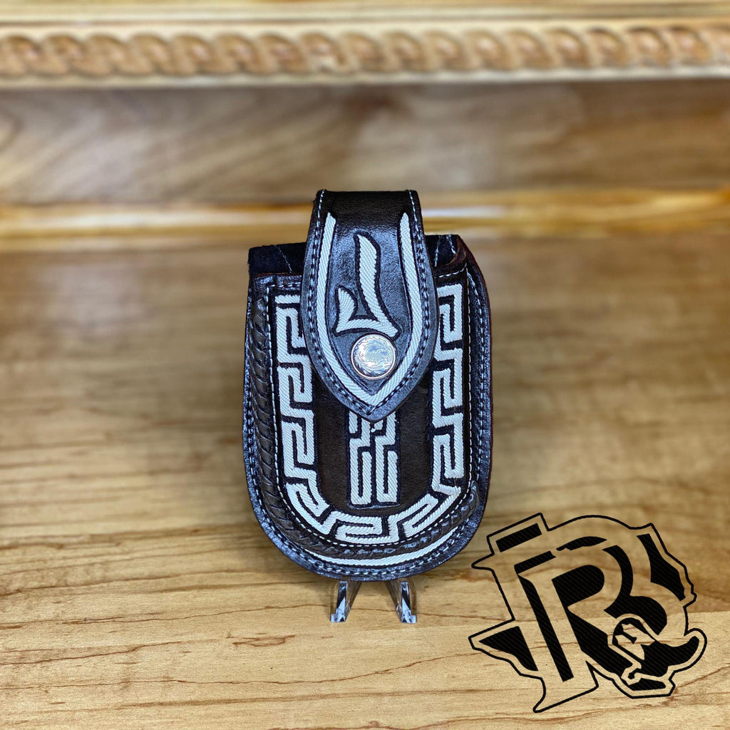 KNIFE SHEATH HANDMADE TABACO COLOR