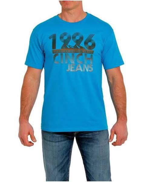 MEN'S CINCH BLUE TEE |MTT1690480