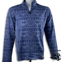 Load image into Gallery viewer, “ Amir “ | MEN PULLOVER SWEATER BLUE AZTEC