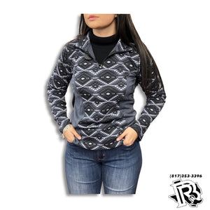 “ Kayla “ | WOMEN SWEATER GREY AZTEC PULL OVER PRW091RZXR