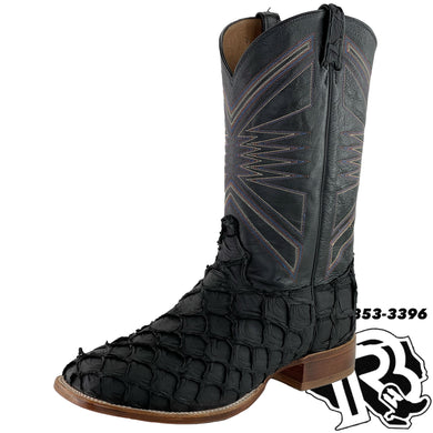 BIG BASS FISH BOOT | TONY LAMA MEN BOOTS 8260 MATTE BLACK