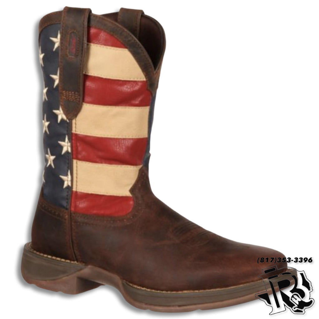 DURANGO NO STEEL | USA FLAG MEN WESTERN WORK BOOTS Db5554