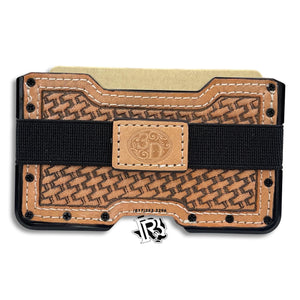 “ TOMBSTONE “ | CARD WALLET TOOLED LEATHER