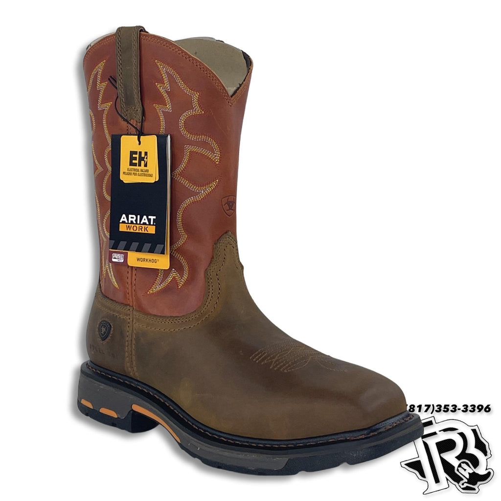 ARIAT STEEL TOE | WORKHOG MEN WESTERN WORK BOOTS 10006961