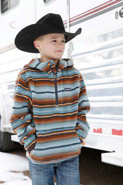 Cinch boys 1/2 zip fleece hoodie Mwk7990001 - Main Image