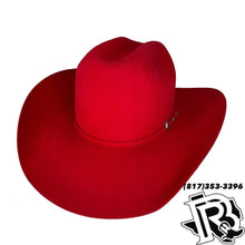 Load image into Gallery viewer, LUCKY 7X | RED RETRO COWBOY HAT