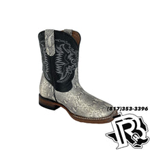 Load image into Gallery viewer, KIDS RATTLE SNAKE PRINT | KIDS SQUARE TOE BOOTS