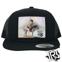 Load image into Gallery viewer, CHARRO DE CORAZON EDITION: BY BR CAP BLACK/BLACK