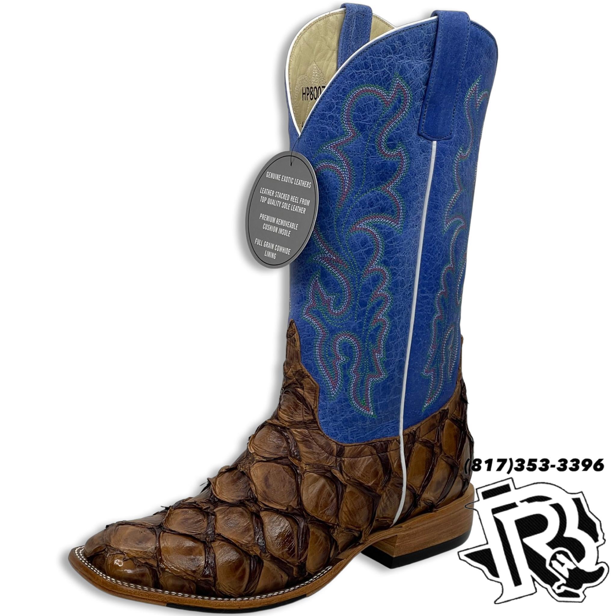 CIGAR MATTE BIG BASS ORIGNAL | MEN SQUARE TOE BOOTS
