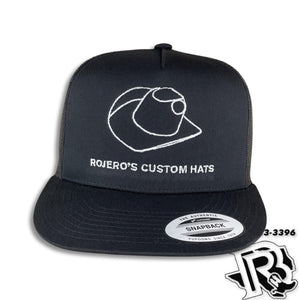 CUSTOM HATS | BR CAP BLACK / BLACK