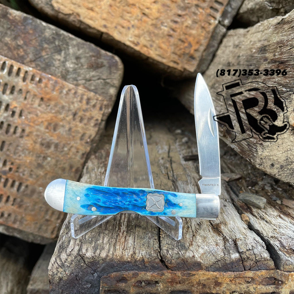 “ Caleb  “ | TWISTED X BLUE BONE TRAPPERLOCK