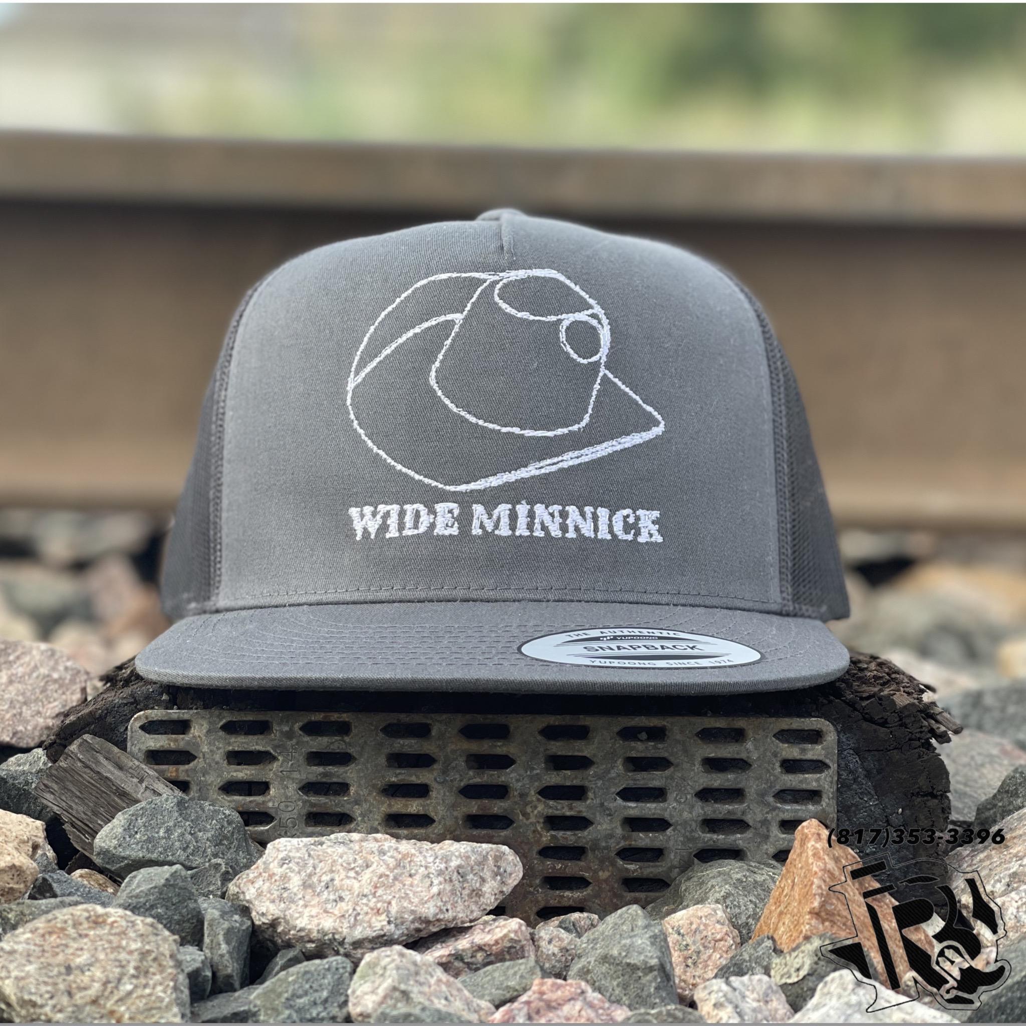WIDE MINNICK | HAT BAR EDITION CAP CHARCOAL/CHARCOAL