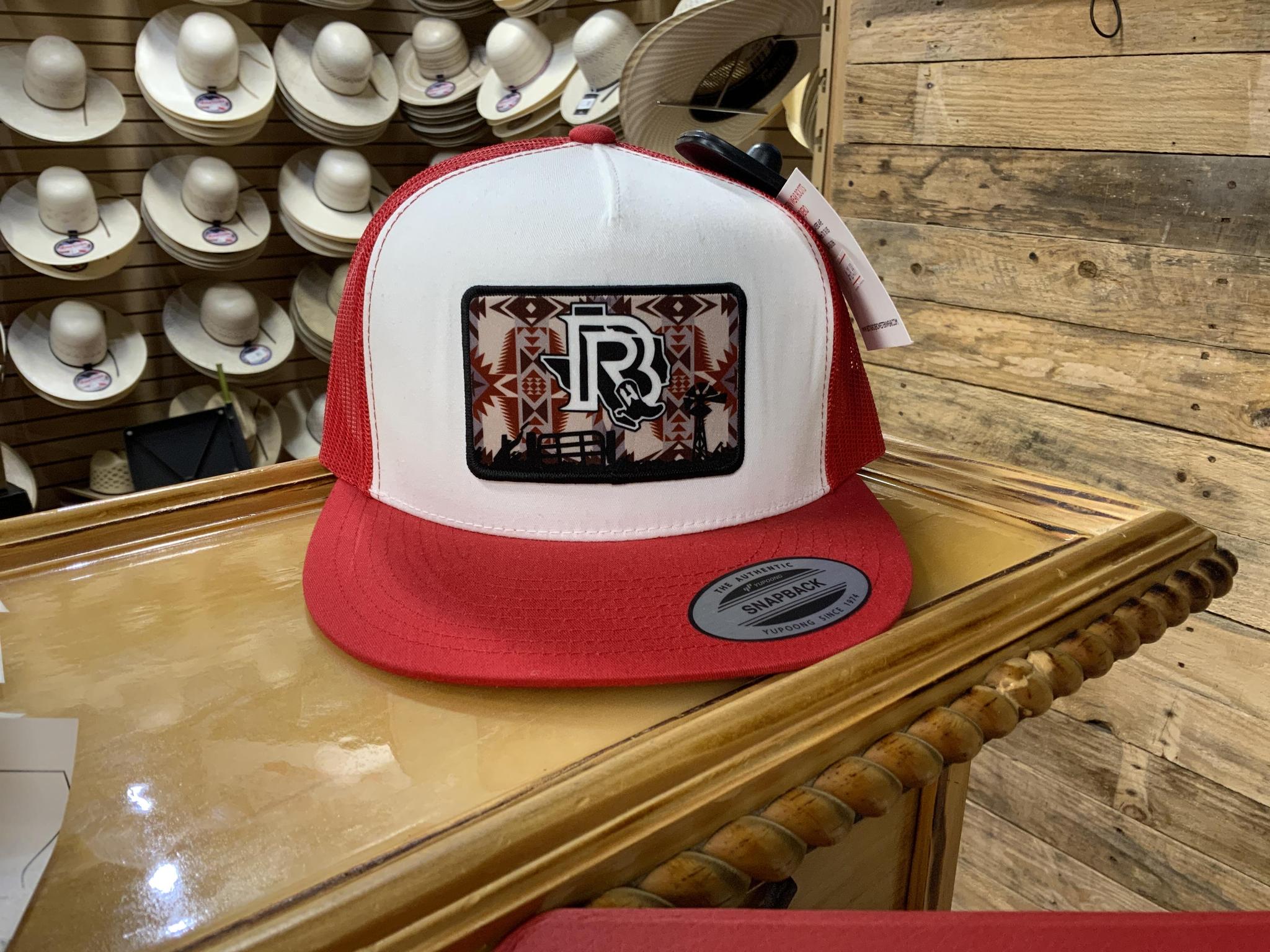 BR RUST RED/WHITE/RED CAP
