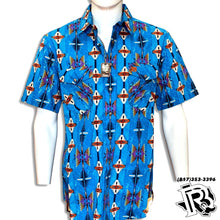 Load image into Gallery viewer, “ William ” | MEN&#39;S ROCK &amp; ROLL SNAP BRIGHT TURQUOISE 37S3165