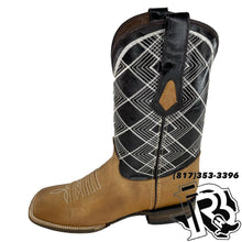 Load image into Gallery viewer, “ Garrett “ | Men Western Square Toe Boot Light Brown 505