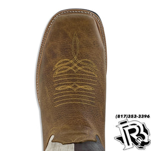STEEL TOE | MEN SQUARE TOE WORK BOOT MEXICO FLAG STYLE #1006977