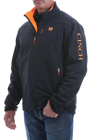 CINCH | MENS SOLID JACKET BLACK / ORANGE
