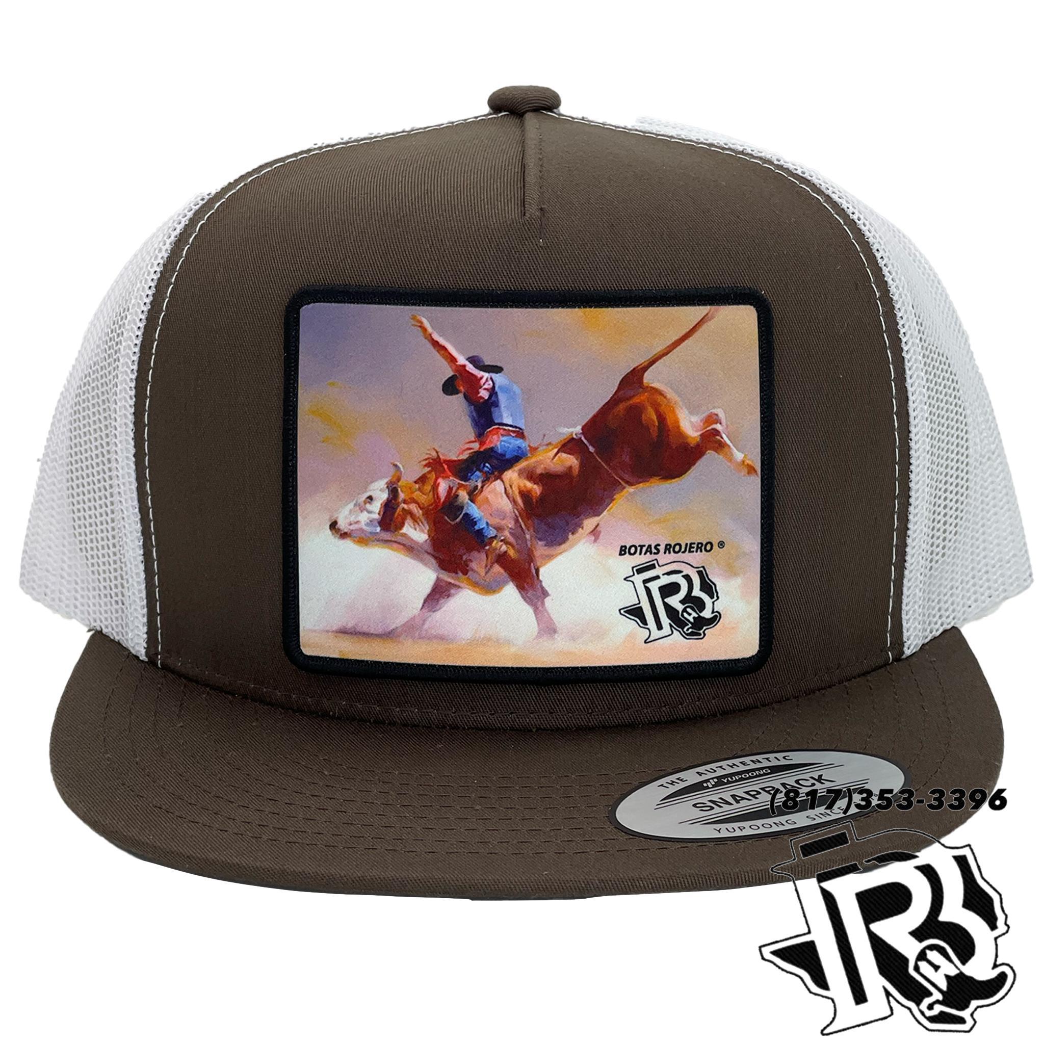 BUCKING BULL EDITION : BY BR CAP BROWN/WHITE