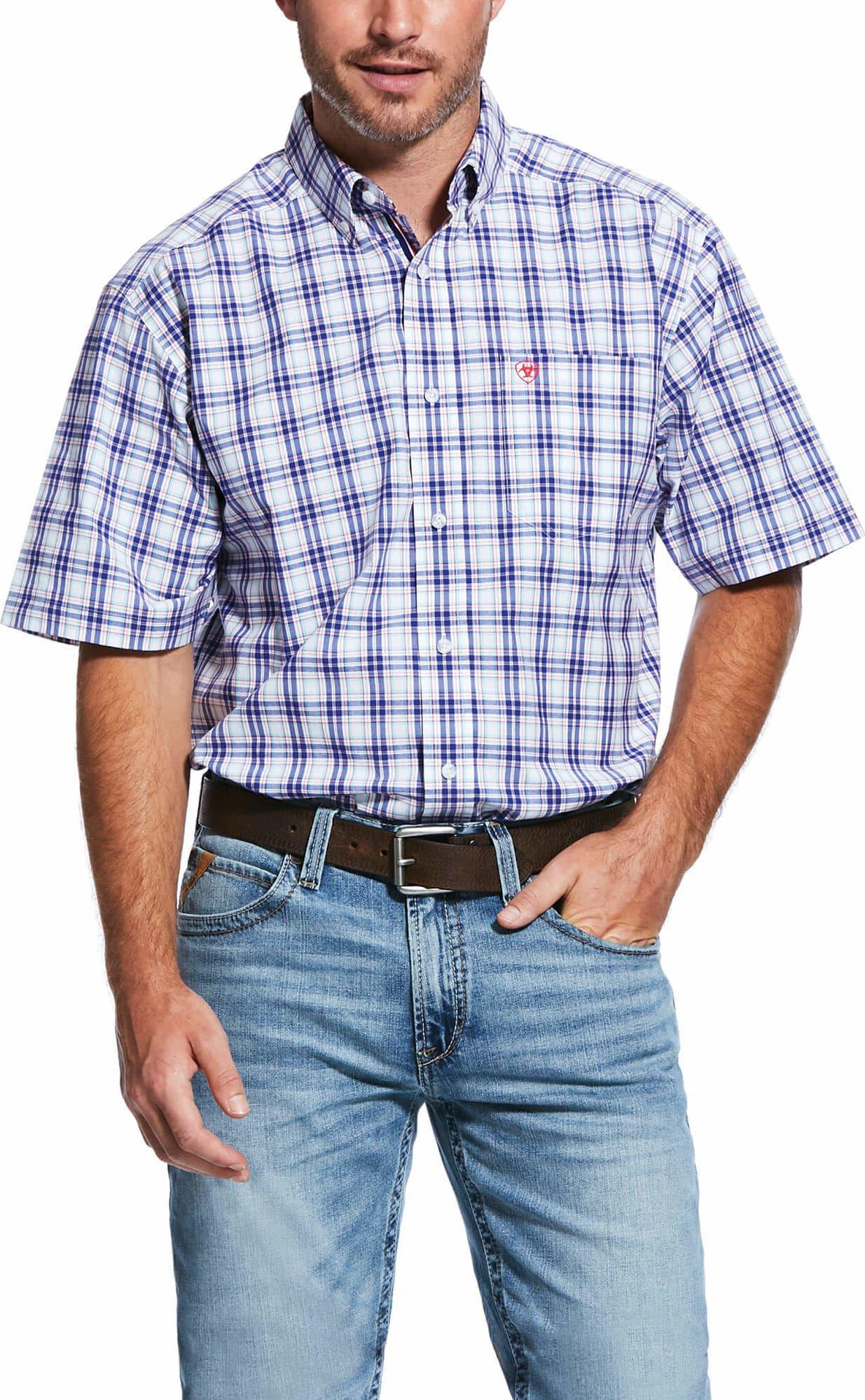 ARIAT MNS PRO SEARCY CLSSC SS SHRT MULTI