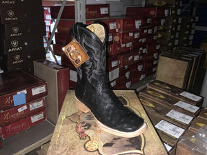 BOTAS 100 AÑOS AVESTRUZ NEGRO (43513)