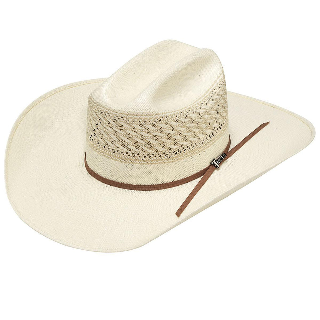“ Tristan “ | MEN WESTERN STRAW HAT AIR VENTS TAN T73290