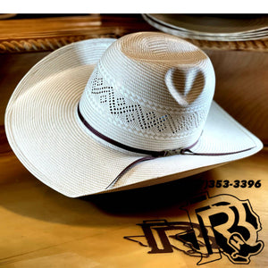 “ 6600 ” | AMERICAN HAT COWBOY  STRAW  HAT 4 1/4"