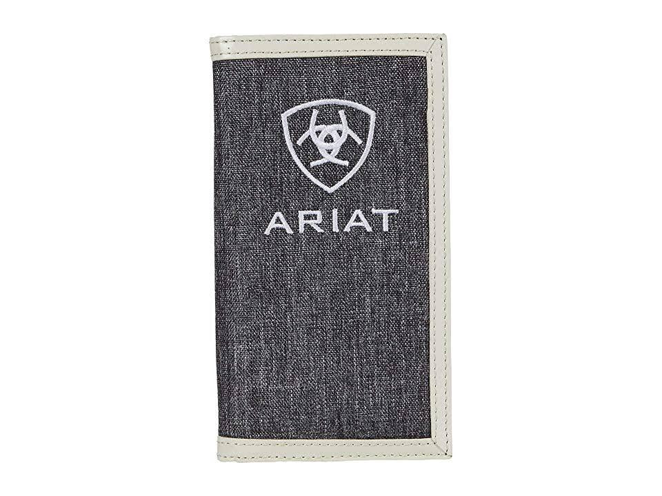 ARIAT MENS WALLET HEATHER GREY A3542305